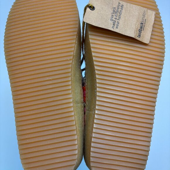 Laidback London Komo Crochet Moccasin Gum Sole Boho EU 38 Artsy Boho Anthro - Picture 7 of 8